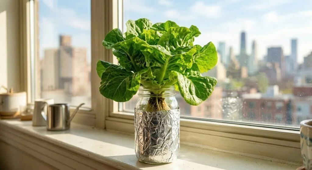 How to Set Up a Kratky Lettuce Jar on a Sunny Apartment Windowsill (Step-by-Step)