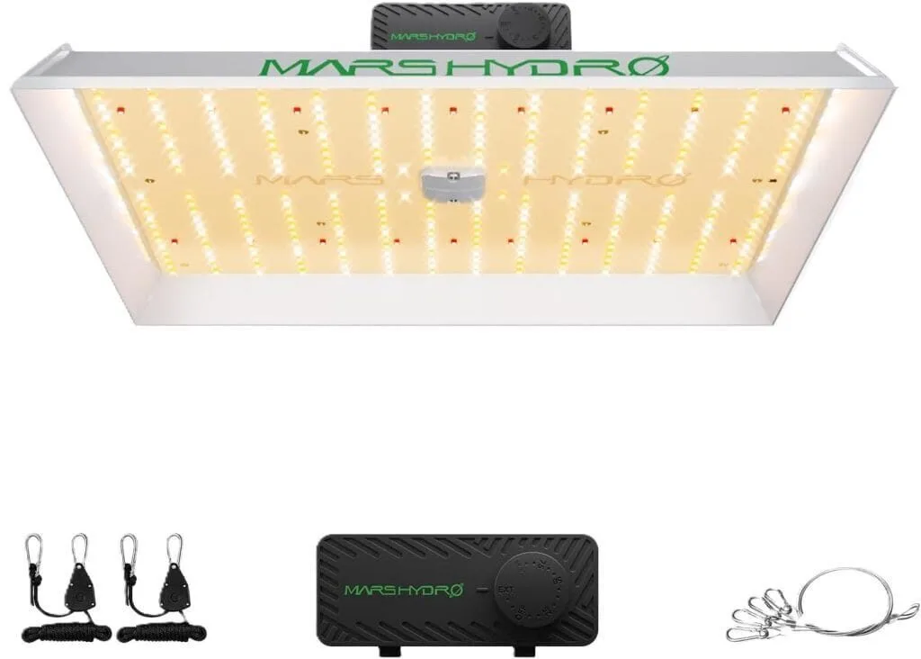 Mars Hydro TS600 LED grow light panel for small apartment hydroponic systems