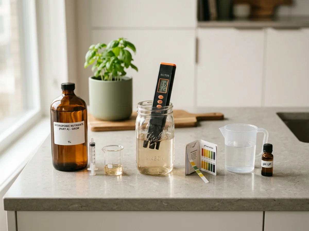 How To Dilute A Tiny Reservoir, apartment hydroponic steps