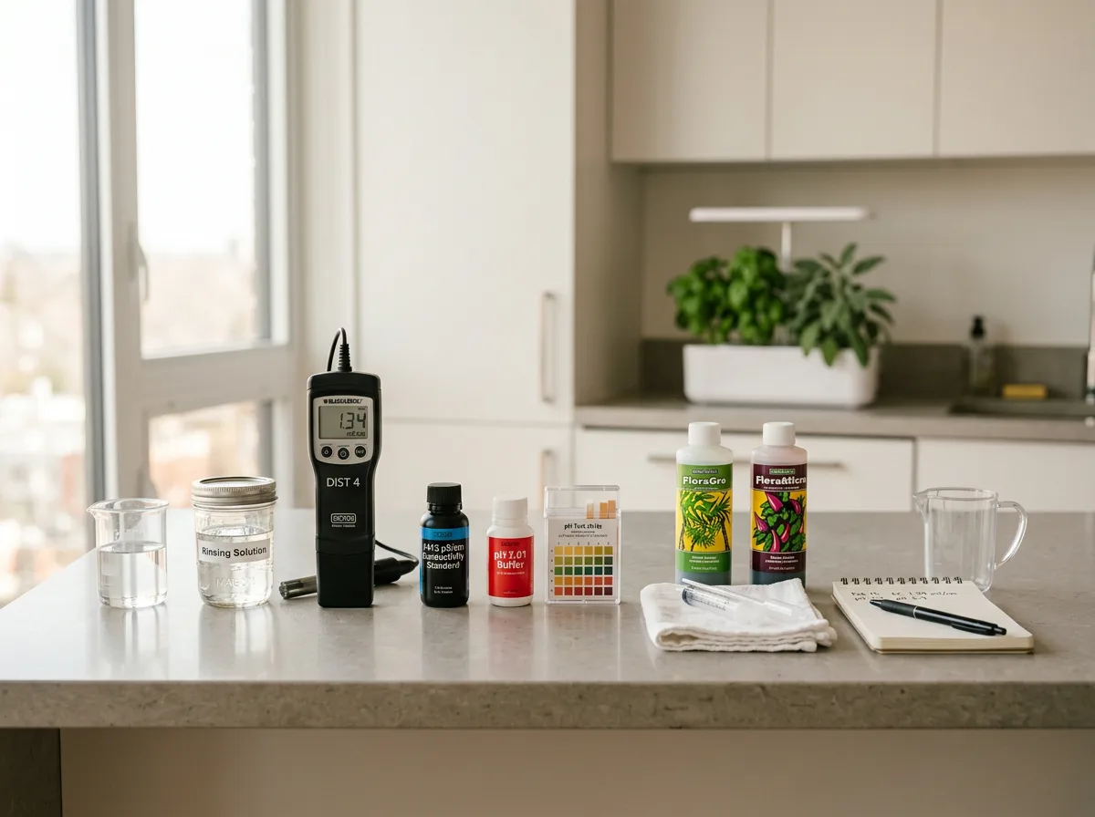 Keeping Your Meter Accurate, apartment hydroponic steps