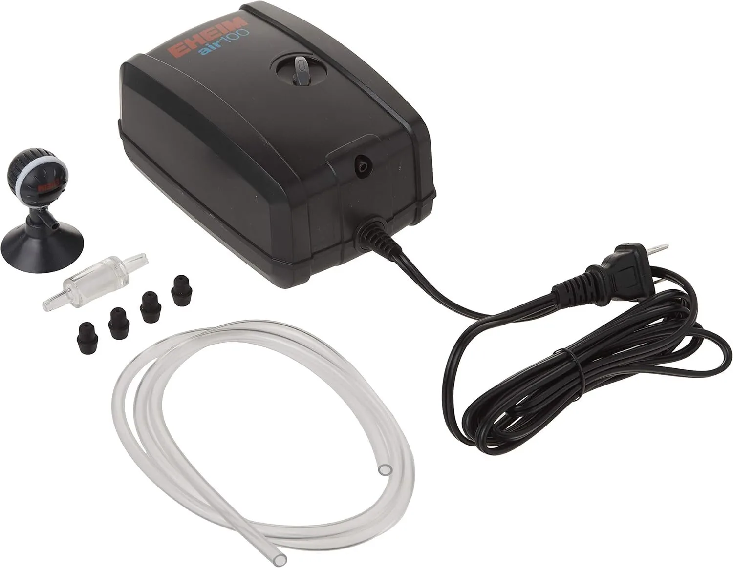 Eheim Air Pump 100 with diffuser for quiet hydroponic DWC aeration up to 30 gallons