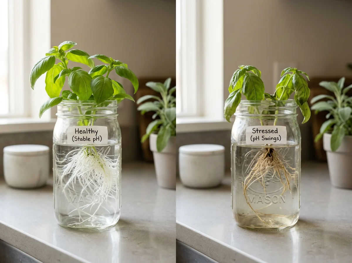 Diagnosing pH swings, apartment hydroponic comparison